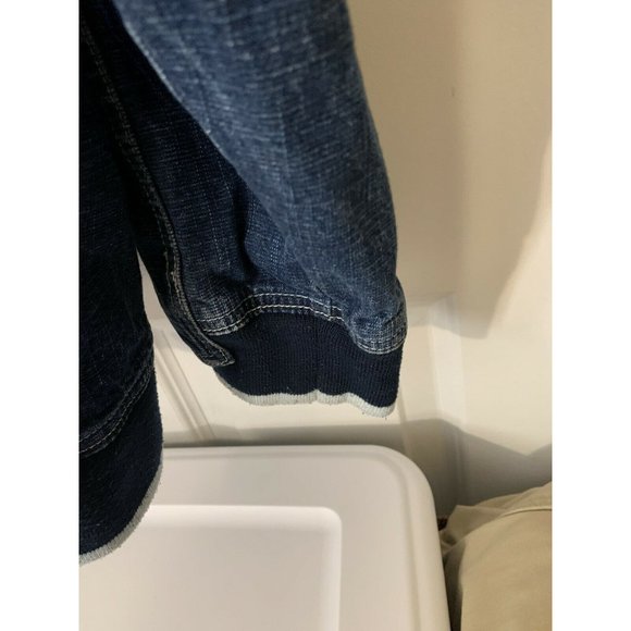 Vintage ROCA WEAR Men’s Sz XL DENIM Blue Medium WASH‎ JACKET COAT Embroid… - Picture 7 of 8